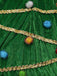 Robe verte à capuche en forme de sapin de Noël Années 1950 - 6