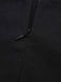 Robe cape en filet papillons noire et orange 1950s