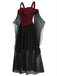 [Grande Taille] Robe d'Halloween à épaules dénudées des années 1950