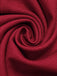 Manteau rouge à double boutonnage à revers des années 1950