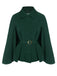 Manteau cape à revers couleur camel des années 1940