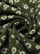 [Grande taille] Robe marguerite à boutons revers vert des années 1950