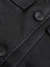 Manteau en cuir à revers solide des années 1940