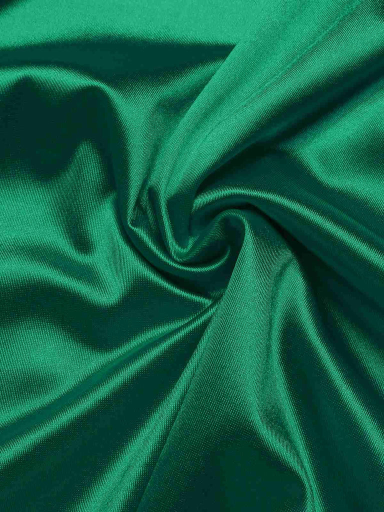 [Prévente] Robe en satin col en V profond rose des années 1950