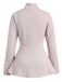 Manteau évasé à manches longues et boutons en perles des années 1960