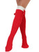 Chaussettes de Noël duveteuses au-dessus du genou à motif renne - 3