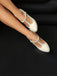 Talons hauts vintage en dentelle patchwork avec bride en T et boucle