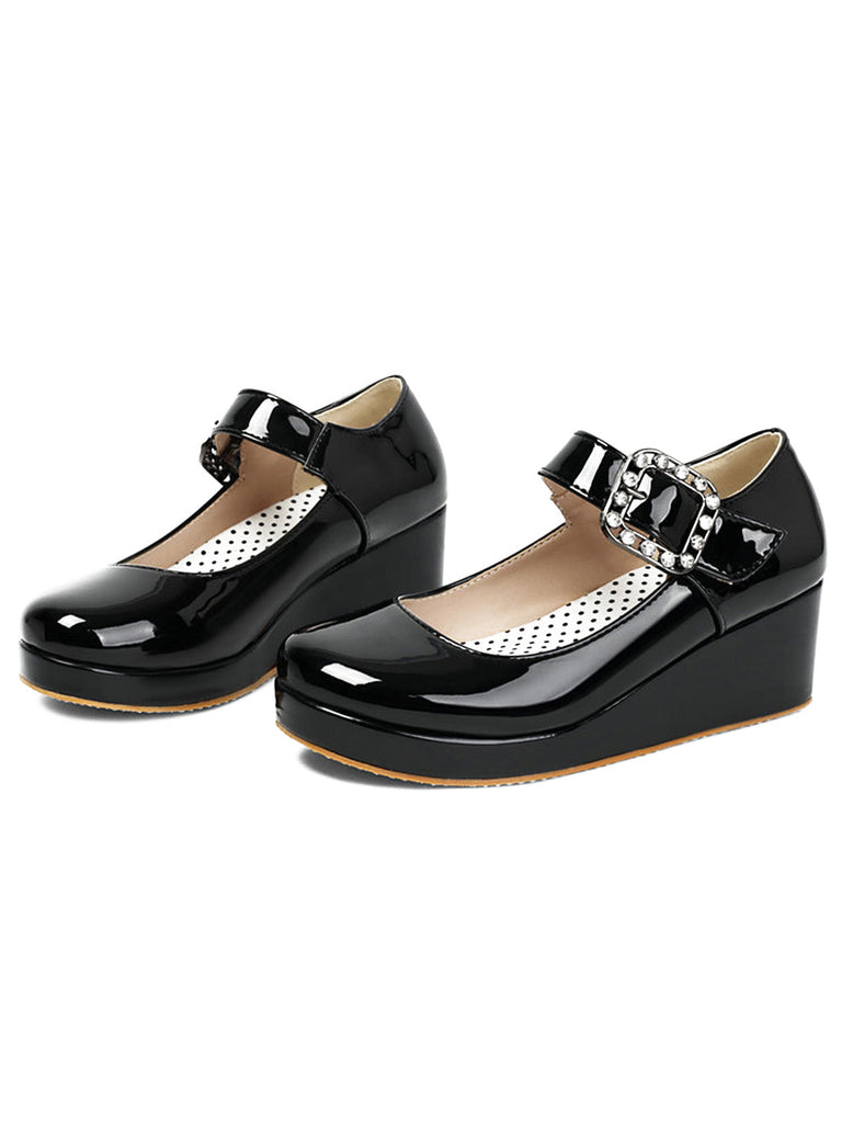 Chaussures Mary Jane Vintage Lolita à Boucle 3