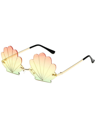 Lunettes de soleil vintage à monture en alliage