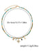 Collier Bohème Étoile Lune Soleil en Perles Turquoise