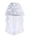 Jupe tutu asymétrique en maille lumineuse à LED Années 1980 - 3