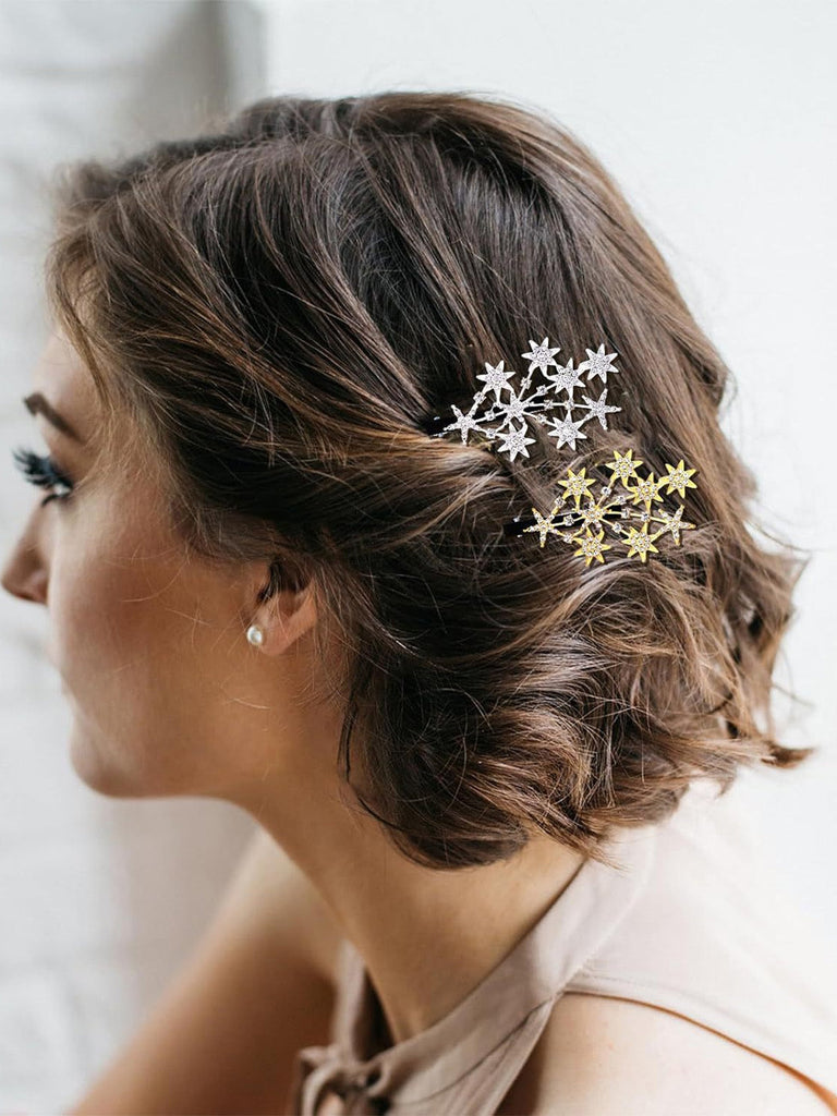 Barrette à étoile en strass Années 1920 - 1