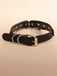 Collier ras du cou gothique en similicuir pour Halloween