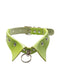 Collier ras du cou gothique en similicuir pour Halloween