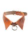 Collier ras du cou gothique en similicuir pour Halloween