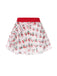 Cache Maillot rouge cerise à lacets années 1950