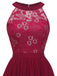 Robe Swing Année 50 en Dentelle à Fleurs Cocktail