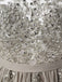 robe longue strass mousseline patchwork tulle