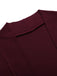 2PCS Robe Crayon Vintage Velours Bordeaux Année 60 Cocktail Pin up 9