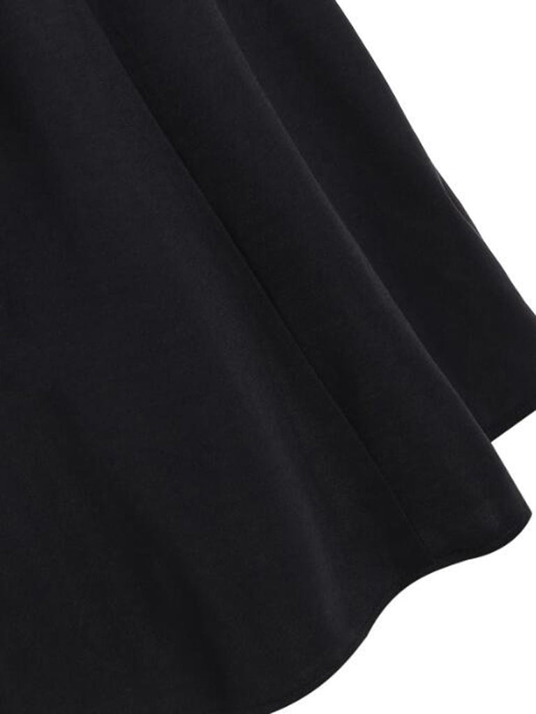 Robe Vintage à Pois Année 50 Patchwork à Col Licou et ensemble d'accessoires