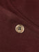 Manteau à Boutons Uni Vert Foncé Années 1950