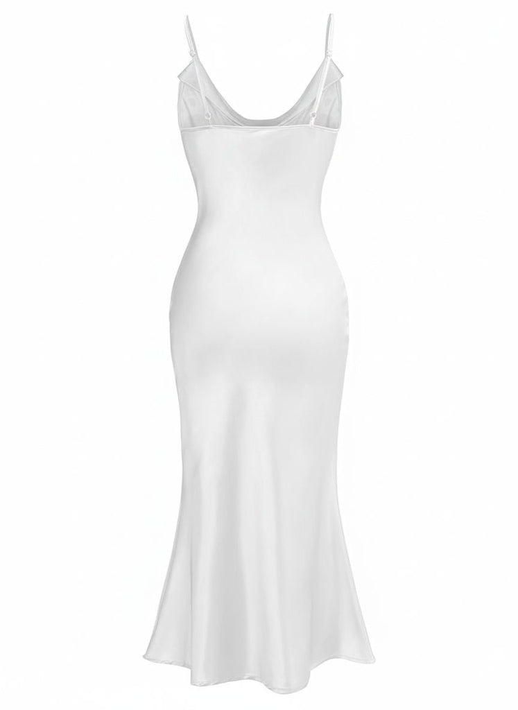 Robe rose en queue de poisson d'Halloween des années 1960