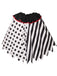 Cape de clown d'horreur d'Halloween cosplay noire années 1950