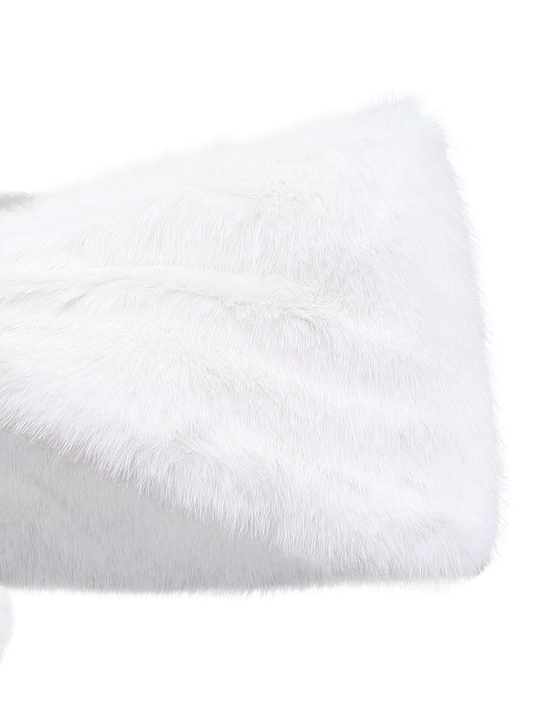 2PCS robe bustier et châle en velours rouge à paillettess des années 70