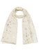 Écharpe de Noël transparente paillettes et flocons de neige