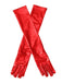 Gants en cuir verni unis à doigts complets