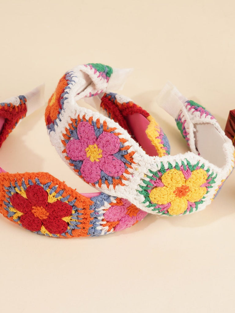 Bandeau Boho au Crochet à Fleurs 6