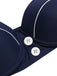 Maillot de bain patchwork bleu style marine années 1940