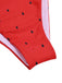 Ensemble bikini rouge pastèque à nœud années 1960