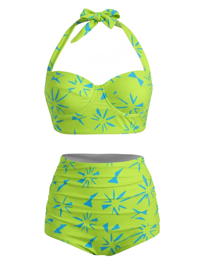 [Prévente] Maillot de Bain Noir Dos Nu Toile d'Araignée Années 50