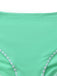 Ensemble De Tankini Colorblock Col V Profond Dos Épinglé Année 1940