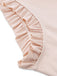 Maillot de bain taille haute volants rose 1940s