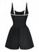 [Prévente] Maillot de bain une pièce tankini à fleurs noires années 1940