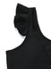 Ensemble Tankini Une Épaule Volant Taille Haute Noir Années 1960 4