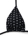 Noir à Pois Halter Ensemble Bikini & Cache-Maillot Années 1950 5