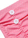 Maillot de bain vert à col croisé et imprimé floral des années 1940