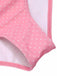 Maillot de bain vert à col croisé et imprimé floral des années 1940