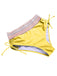 Ensemble de bikini col V patchwork style bohème années 1970