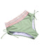 Ensemble de bikini col V patchwork style bohème années 1970