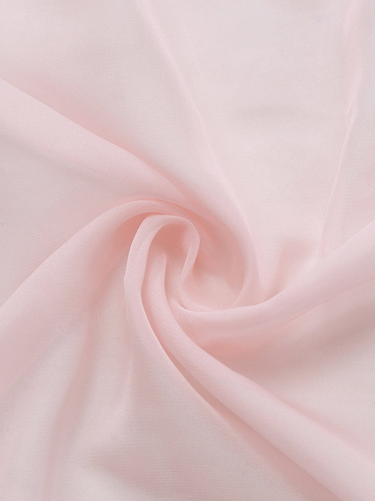 [Prévente] Robe de chambre rose en dentelle plissée et résille taille cintrée années 1930