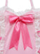 5PCS Bunny Ouvert Body Lingerie Années 1980 5