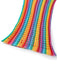 Multicolore Arc-en-Ciel Filet Halter Chemise de Nuit Années 1960 5
