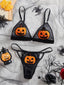 Ensemble lingerie noir d’Halloween années 1940