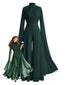 Combinaison froncée satin à ourlet volanté années 1930