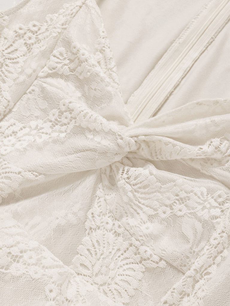 [Prévente] Robe Sirène Dentelle Manches Courtes Années 1930 7