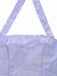 Mini robe plissée en jacquard fleurs bleu violet des années 1970